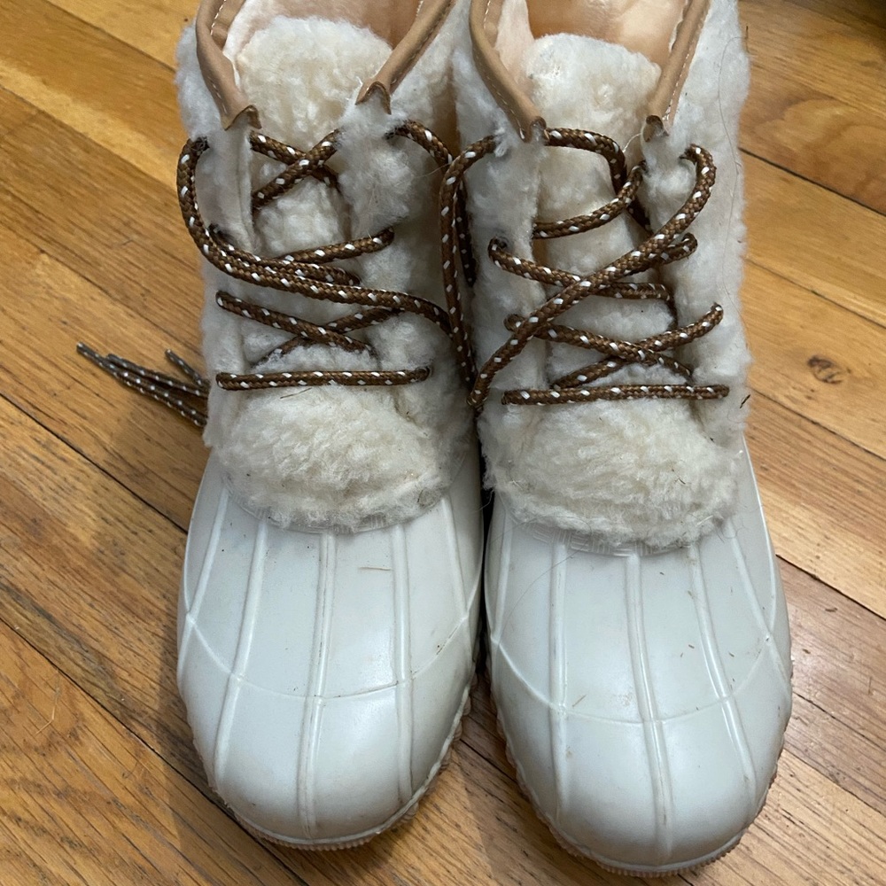 Furry boots